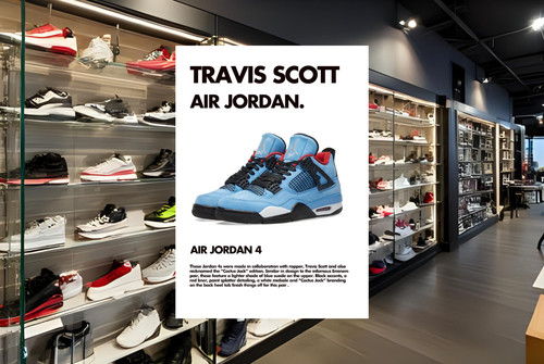 Poster stampa sneaker air - sneaker,